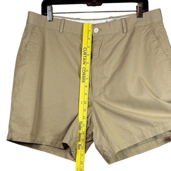 Vintage Fairway & Greene Women's Flat Front Chino Golf Shorts, Khaki, Size W35 - Picture 6 of 8